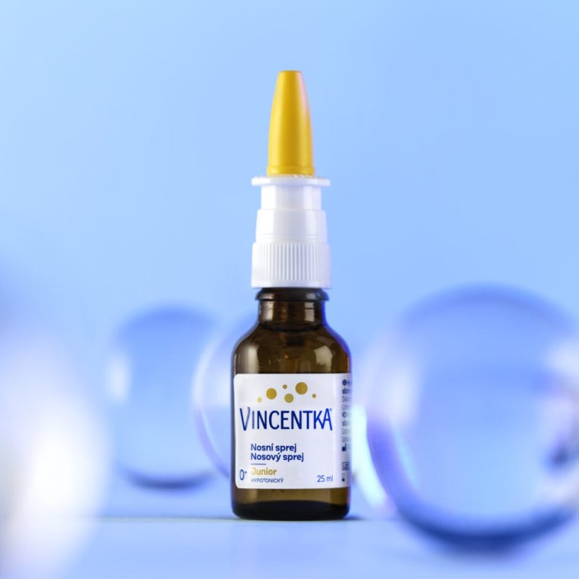 Vincentka nosní sprej Junior hypotonický 25 ml