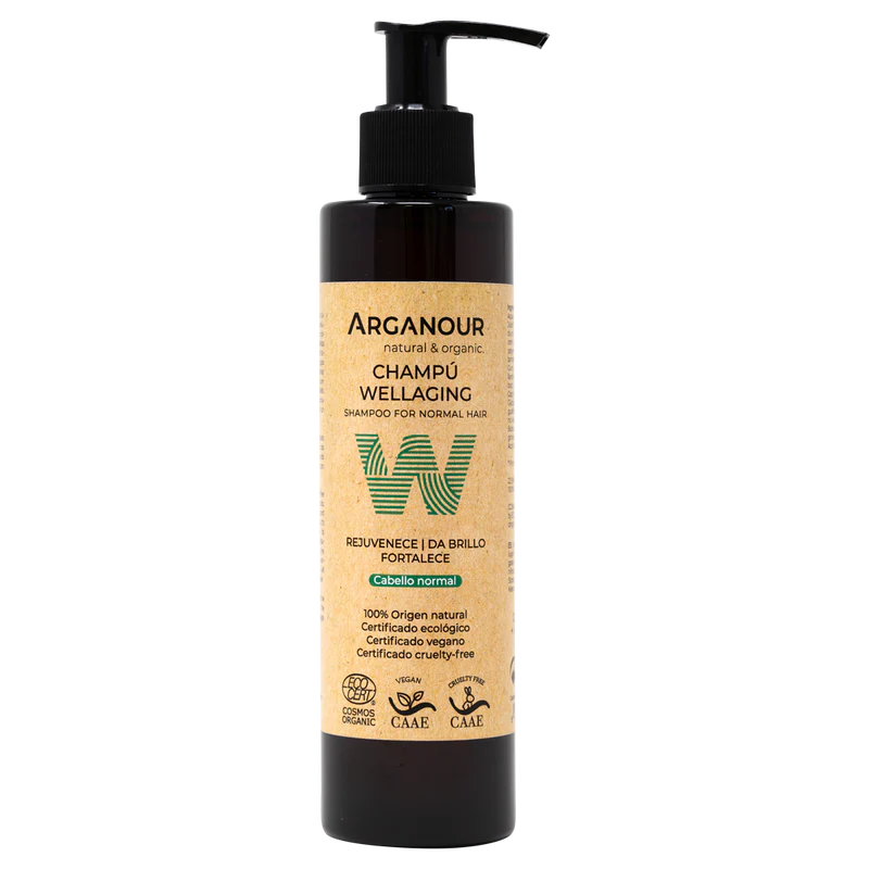Arganour bio šampon Wellaging pro normální vlasy 200 ml