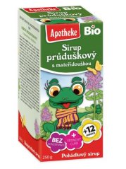 Apotheke Sirup dětský Průduškový s mateřídouškou BIO 250 g