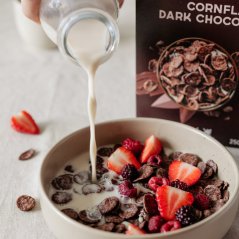 Turtle Chocolate bio chrumkavé kukuričné cereálie s horkou čokoládou 250 g