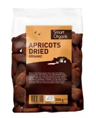 Smart Organic Bio vypeckované sušené meruňky 200 g