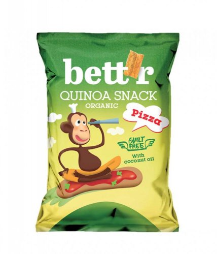 Bett’r Bio Snack z quinoy s příchutí pizzy 50g