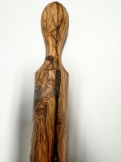 Olivenholz Valček na cesto z olivového dreva, priemer 3 cm, 25 cm,kaz