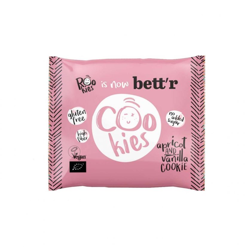 Rookies sušenka Meruňka s vanilkou Bio 40g