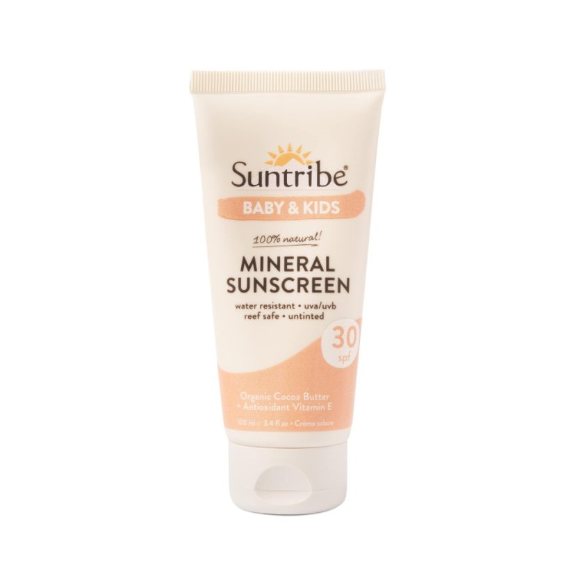 Suntribe Přírodní opalovací krém SPF 30 pro děti 100 ml
